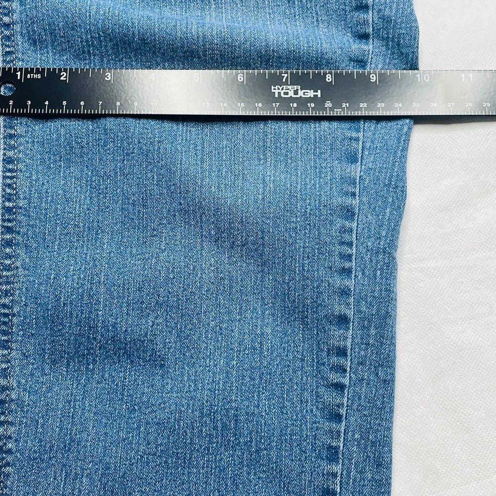 Just My Size JMS Skinny Jeans Womens 18W M Plus Size Blue Stretch Denim Casual - Picture 8 of 14